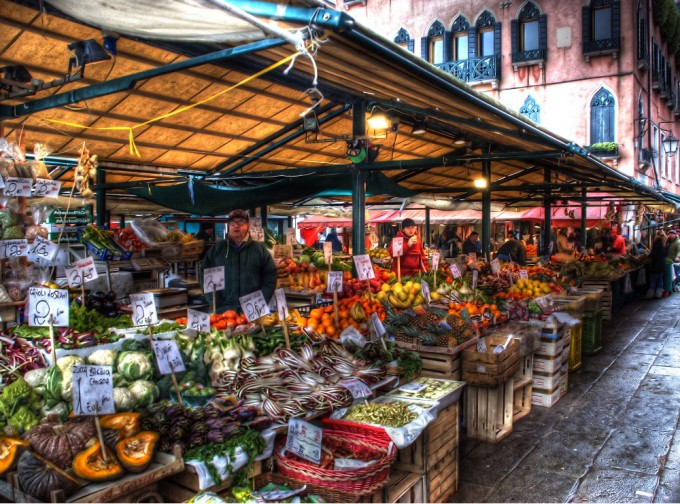 Venetian fruit market by Dorli Photography