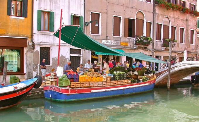Venetian vegetable boat by Lizzy D S