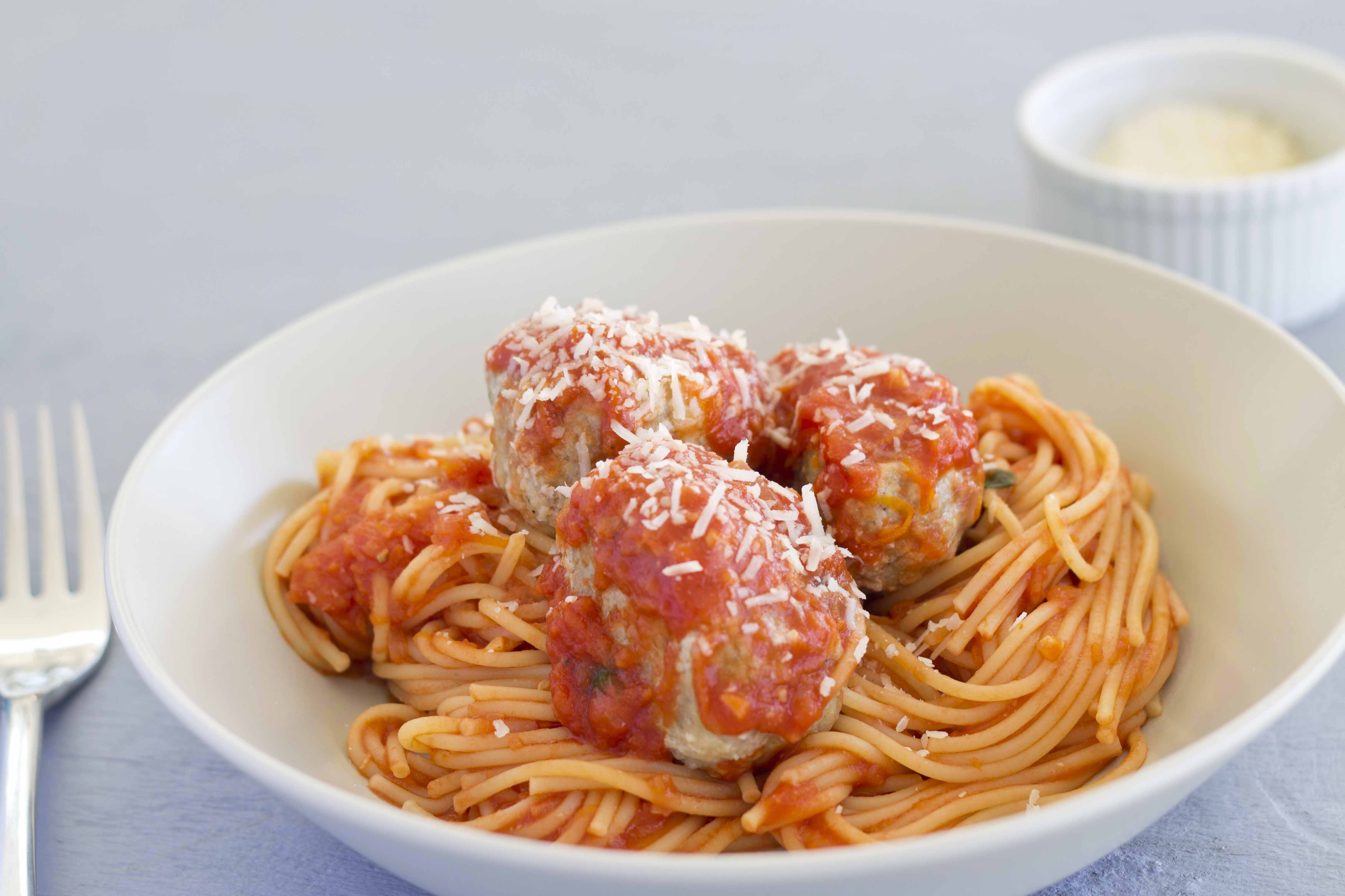Spaghetti con polpette (spaghetti and meatballs) is a world famous dish  which originates from Sicilia | Living a Life in Colour